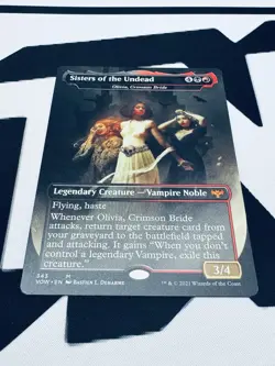 Sisters of the Undead Borderless Crimson Vow Magic the Gathering MTG - Image 3