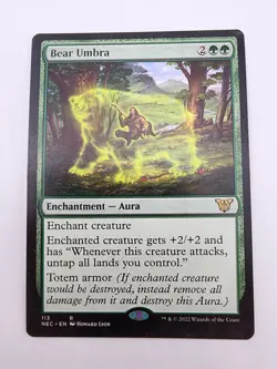 Bear Umbra Commander: Kamigawa: Neon Dynasty • Regular MTG - Image 1