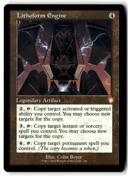 Lithoform Engine (Retro Frame) 146 Commander: The Brothers' War MTG NM - Image 1