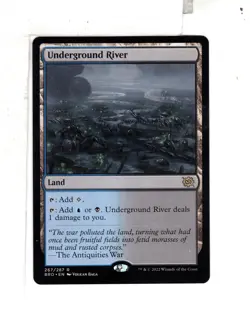MTG SkeenAB Underground River from Brothers' War. NM. - Image 1