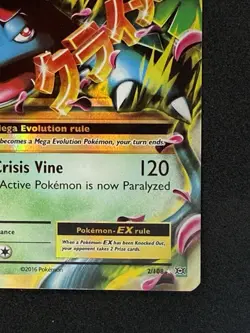 Pokemon TCG M Venusaur EX XY Evolutions 2/108 Mega Holo Rare Card - Image 3