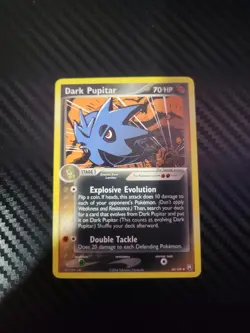 Pokemon Dark Pupitar 70 HP EX Team Rocket Returns 40/109 Rare Card - Image 1