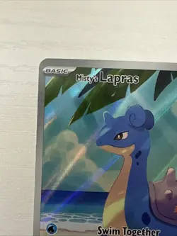 Pokemon Misty's Lapras Destined Rivals # 194/182 Illustration Rare Holo Full Art - Image 2
