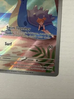 Pokemon Misty's Lapras Destined Rivals # 194/182 Illustration Rare Holo Full Art - Image 4