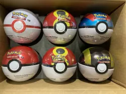 6x Pokemon Poke Balls Costco Exclusive Brand New 3 Packs Per Ball! - Image 1