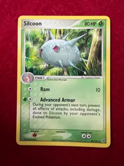 Pokemon TCG Silcoon Non-Holo 46/107, EX Deoxys (NM) - Image 1