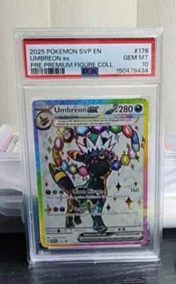 Pokemon Umbreon ex SVP176 Full Art Promo Holo Scarlet & Violet 2025 PSA 10 - Image 1