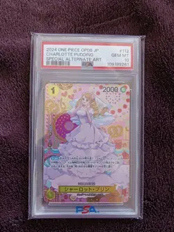 PSA10 One Piece Card Charlotte Pudding - Image 1