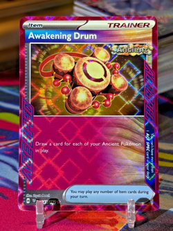 Pokemon TCG Temporal Forces AWAKENING DRUM Ace Spec 141/162 - Image 1
