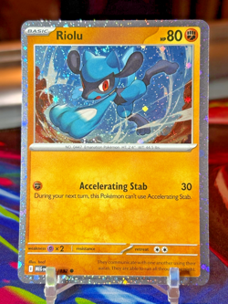 Pokemon TCG Mega Evolution RIOLU 076/132 **COSMIC - Image 1