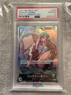 One Piece Card Jewelry Pony Leader Parallel PSA10 - Image 1
