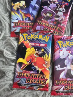 Pokemon TCG Destined Rivals Booster Packs X5 - Image 2
