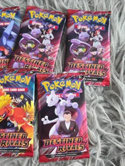 Pokemon TCG Destined Rivals Booster Packs X5 - Image 3