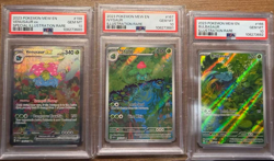 SEQUENCIAL PSA 10 BULBASAUR IVYSAUR VENUSAUR 166 167 & 198 POKEMON MEW EN - Image 1
