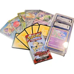 Pokemon TCG Destined Rivals Lot CGC Graded Jigglypuff Spiritomb - Image 1