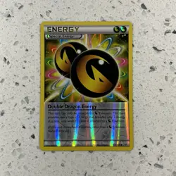 Double Dragon Energy 97/108 Reverse Holo Pokemon Card Roaring Skies 2015 LP - Image 1