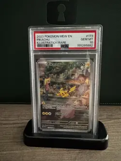 PIKACHU #173/165 • 2023 Pokemon 151 Illustration Rare PSA 10 - Image 1