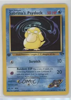 Sabrina's Psyduck 1st Ed. Pokemon Gym Challenge #99 2000 - Image 1
