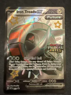 Pokemon Iron Treads ex Ultra Rare Full Art Holo Scarlet & Violet 073 English - Image 1