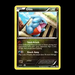 Gible (87) 87/124 Dragons Exalted Common Pokemon TCG LP - Image 1