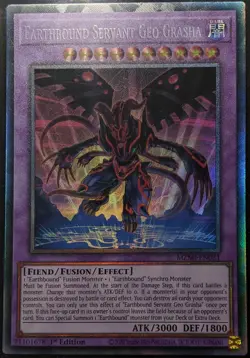 YuGiOh Earthbound Servant Geo Grasha Collector's Rare 1st Edition MZMI-EN031 - Image 1