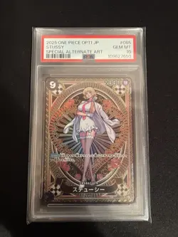 Same day shipping! One Piece Card Game God Speed ​​Fist Stussy SP PSA10 - Image 1