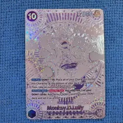 One Piece TCG | OP11 Monkey.D.Luffy Silver SP (OP05-119)| English | **LP-MP** - Image 1