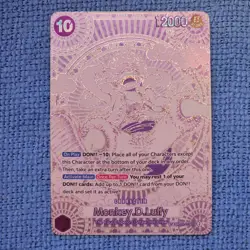 One Piece TCG | OP11 Monkey.D.Luffy Silver SP (OP05-119)| English | **LP-MP** - Image 2