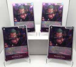 Roronoa Zoro Playset - OP09-076 x4 - Emperors in the New World - One Piece TCG - Image 1