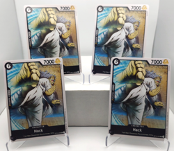 Hack Playset - OP13-090 x4 - Carrying On His Will - One Piece TCG - English - Image 1
