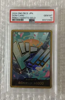 One Piece Card Yamato Don Card Super Parallel PSA10 - Image 1