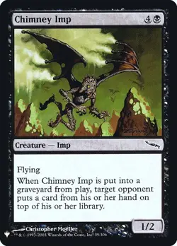 4x Chimney Imp - Foil NM-Mint, English Mystery Booster / The List MTG Magic - Image 1