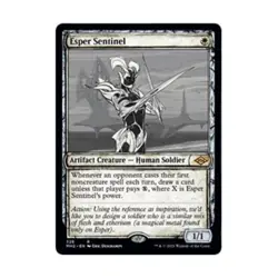 WOTC MtG Modern Horizons 2 Esper Sentinel (Showcase) (R) (Foil) NM - Image 1