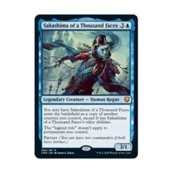WOTC MtG Commander Legends Sakashima of a Thousand Faces (MR) NM - Image 1