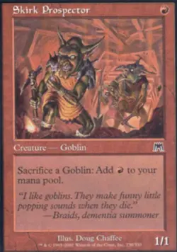 Skirk Prospector - Medium Play MTG Onslaught - Image 1