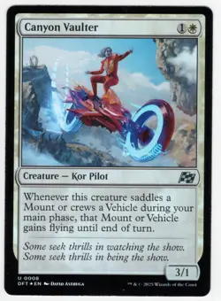 MTG Aetherdrift *FOIL* U Canyon Vaulter #0008 - Image 1