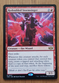 Redoubled Stormsinger MTG NM Regular Tarkir Dragonstorm Magic the Gathering - Image 1