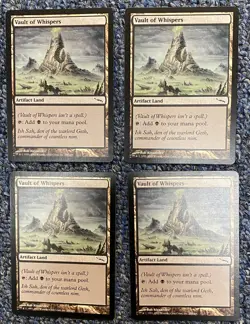 MTG "Vault of Whispers" Set of 4 !!Lightly Played/NM!! Mirrodin #286 - Image 1