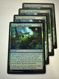 4x MTG Slime Against Humanity 0177 1x Foil 3x Reg Murders at Karlov Manor MKM NM - Image 1