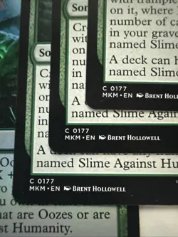 4x MTG Slime Against Humanity 0177 1x Foil 3x Reg Murders at Karlov Manor MKM NM - Image 4