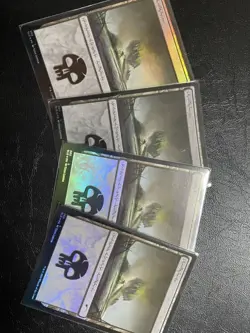 MTG Phyrexian Swamp FOIL Japanese Basic Land Set of 4 Jump Start Card - Image 3