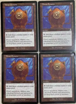 MTG Thran Dynamo Artifact Set of 4 Uncommon English UDS - Image 1