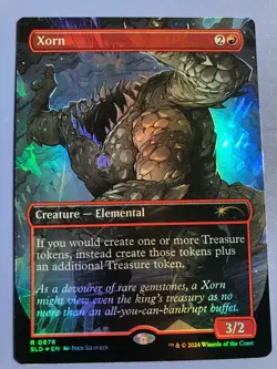 AG MTG Borderless Foil ZoneXorn Red English Card - Image 1