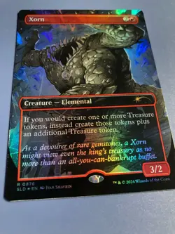 AG MTG Borderless Foil ZoneXorn Red English Card - Image 2