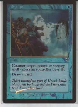 MTG INV Invasion Foil Disrupt English Used - Image 1