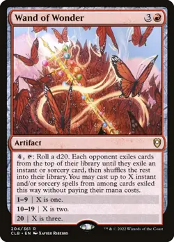 MTG - Wand of Wonder - CLB 204/361 - Battle for Baldur's Gate - Rare - Magic - Image 1