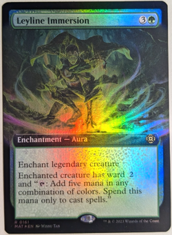 MTG - Leyline Immersion - Foil Extended Art - MAT 0161 - MoM: Aftermath - Rare - Image 1