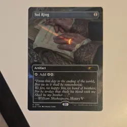 Sol Ring Secret Lair Drop Artifact Rare Regular Colorless English Lindsey Look - Image 1