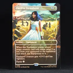 Pre-War Formalwear (Lucy) #2450 (FOIL) ~ MTG Secret Lair x Fallout - Image 1