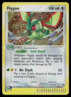 Pokemon Card - Flygon Dragon 15/97 E-League Cosmos Holo - Image 1